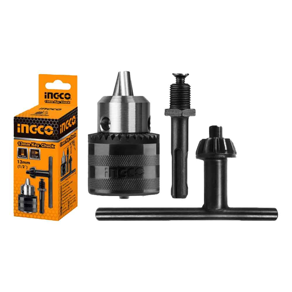 INGCO MANDRIN 13MM + ADAPTATEUR [KC1301.1]