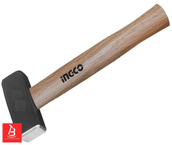 INGCO MASSETTE 2KG POIGNEE EN BOIS DUR  [HSTH042000]