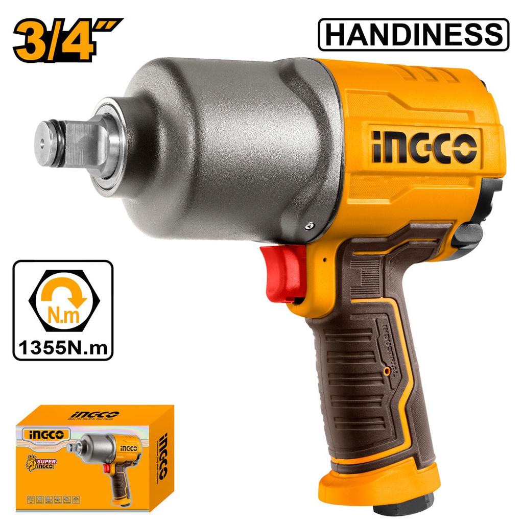 INGCO BOULONNEUSE PNEUMATIQUE 3/4''  