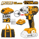 INGCO VISSEUSE A CHOC 20V  2BATTERIES [CIRLI2002]