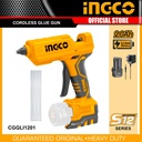 INGCO PISTOLET A COLLE 12V BATTERIE CHARGEUR NON INCLUS  [CGGLI1201]