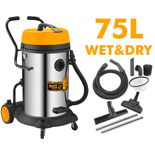 INGCO ASPIRATEUR 2X1200W 75L  