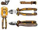 [HDCP28188] INGCO PINCE COUPE DIAGONALE 180MM [HDCP28188]