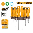 [HKSD1058] INGCO JEU DE 10 TOURNEVIS ET TOURNEVIS DE PRECISION  