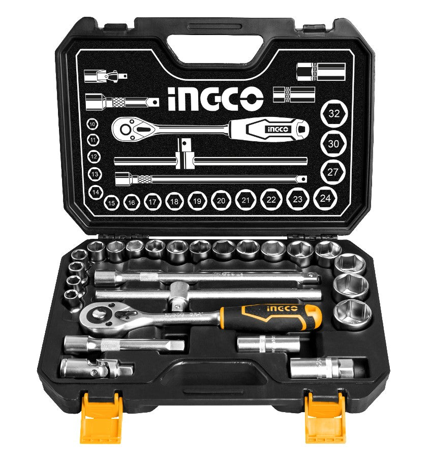 INGCO SET DE DOUILLES 1/2 25PIECES [HKTS12251]
