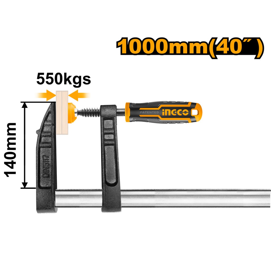 INGCO ETAU 140X1000MM  [HFC021404]