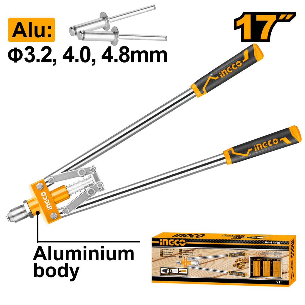 INGCO RIVETEUSE 420MM, RIVET3.2MM,4MM,4.8MM  