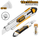 [HKNS1808] INGCO CUTTER ALU 100MMX18MM + 6 LAMES  
