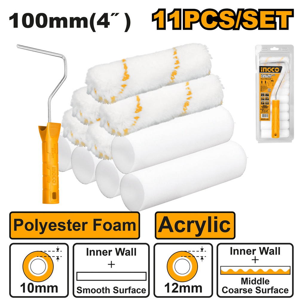 INGCO SET DE ROULEAUX 12 EN 1  [HKTCB121001]