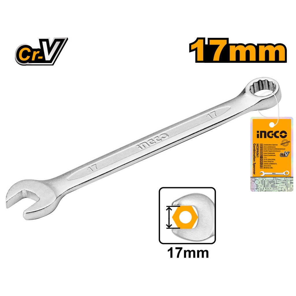 INGCO CLE MIXTE 17MM  