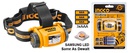 [HHL013AAA2] INGCO LAMPE FRONTALE PILES:3AAA MAX：180LM，LOW：45LM DURE  