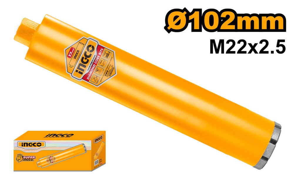 INGCO FORET DIAMANT D:102MM L:450MM [DCB581028]