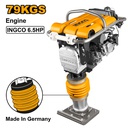 [GRT75-2] INGCO PILONNEUSE 79KGS 4.8KW(6.5HP) MOTEUR   