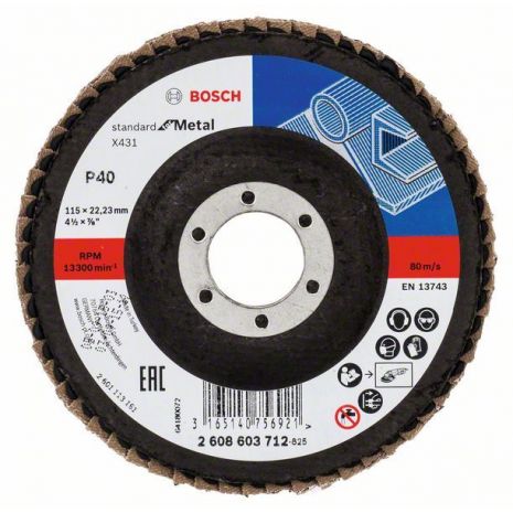 BOSCH PLAT LAMELLE 115MM G40 STAND  