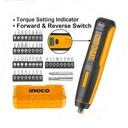 INGCO VISSEUSE SANS FIL A LI-ION 4V 46PCS  