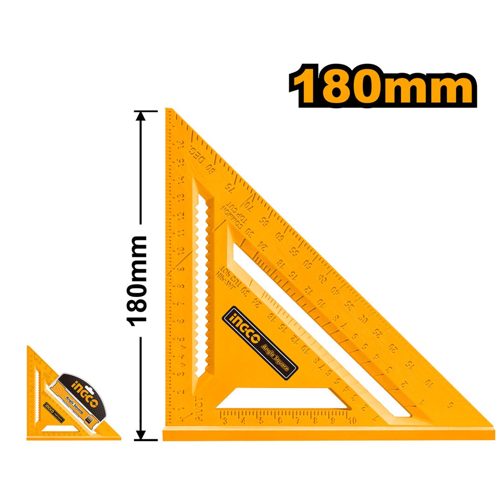 INGCO EQUERRE PROFESSIONNELLE 18CM  