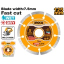 [DMD011254] INGCO DISQUE DIAMANT 125X22.2MM FOR WLC15008  