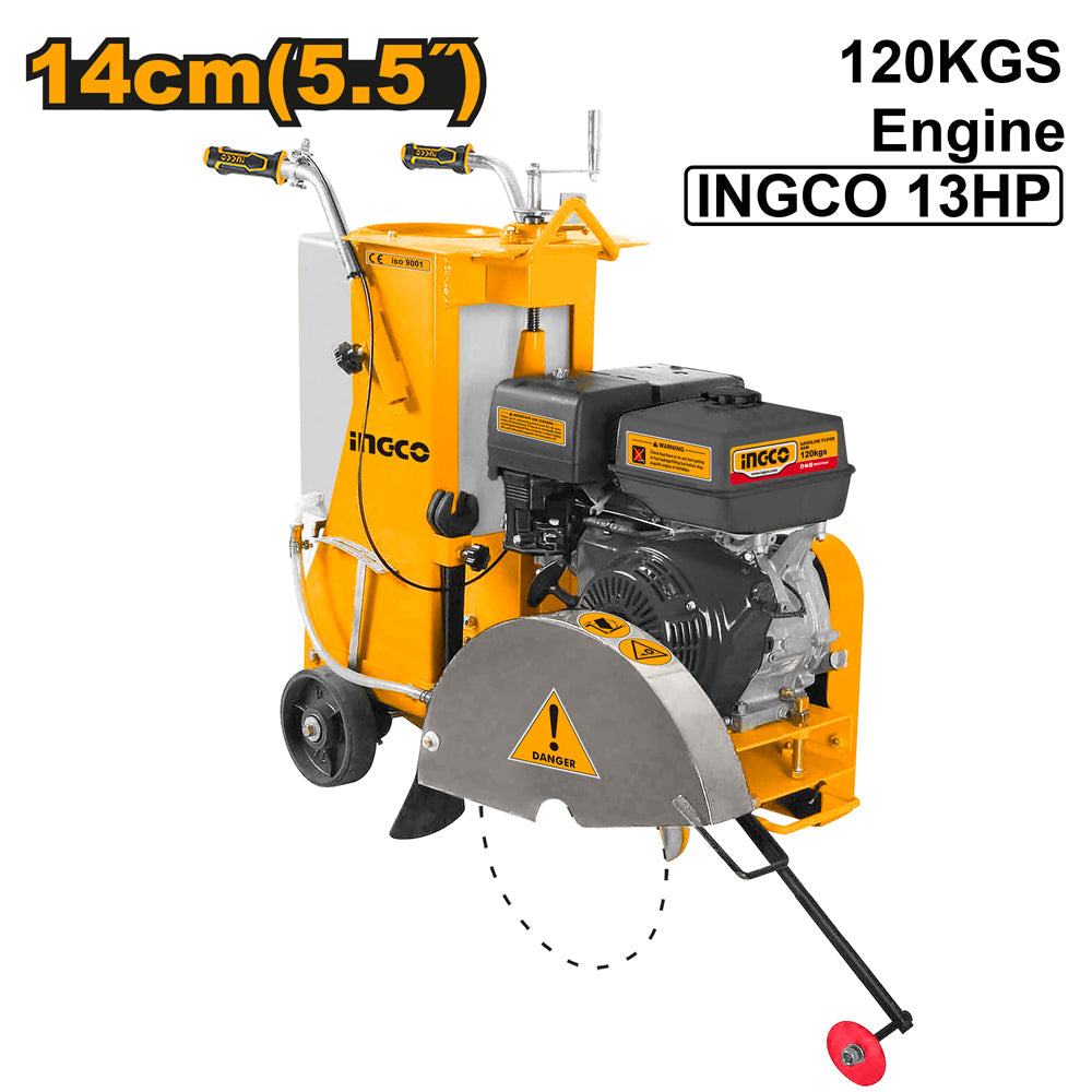 INGCO DECOUPEUSE A SOL MOTEUR 13HP 120KG  
