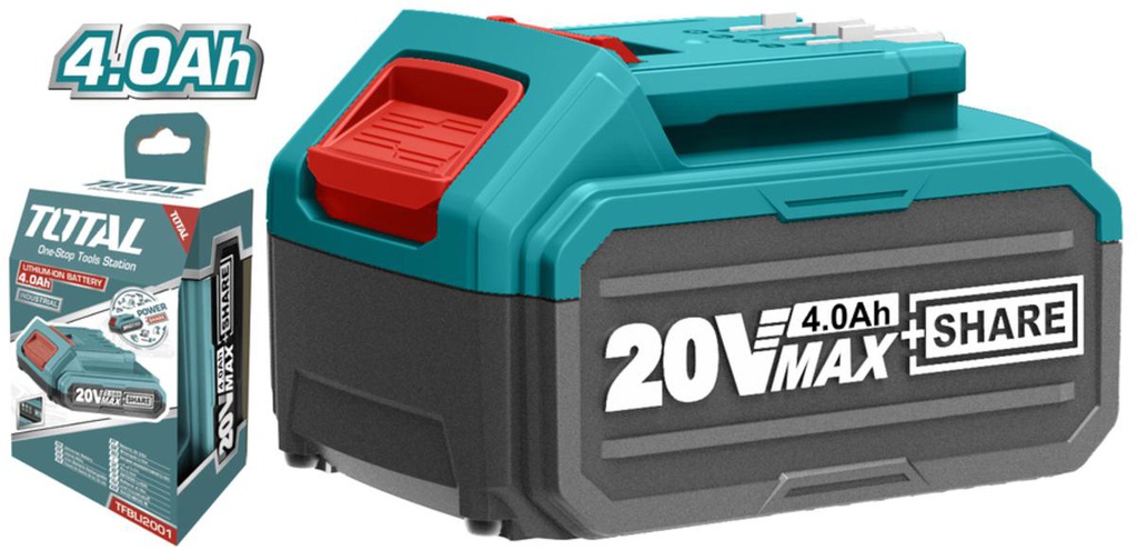 TOTAL BATTERIE 20V 4AH  