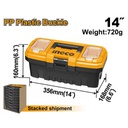 INGCO BOITE A OUTILS EN PLASTIQUE PVC 14''  [PBX1401]