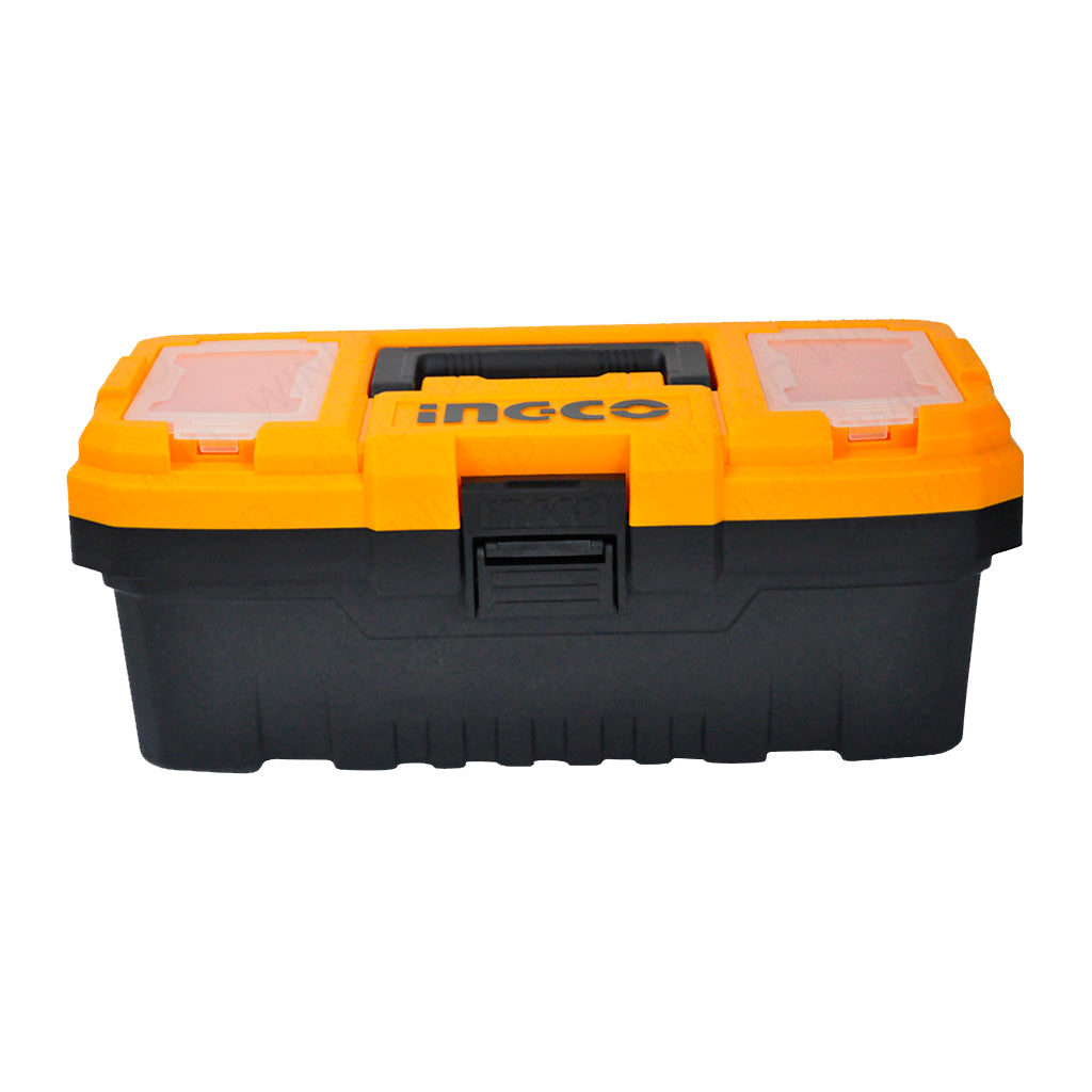 INGCO BOITE A OUTILS PVC CHARNIERES METAL 14'' [PBX1402]