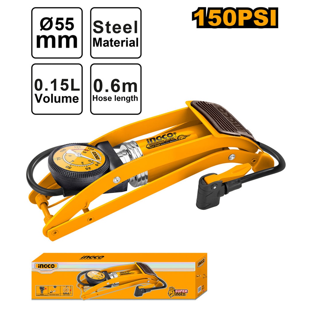 INGCO POMPE A AIR A PIED 120PSI  [MPP5511]