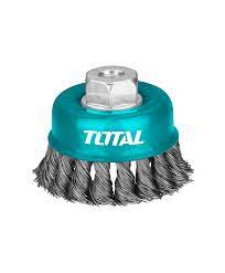 TOTAL BROSSE METALLIQUE TORSADEE 75MM  