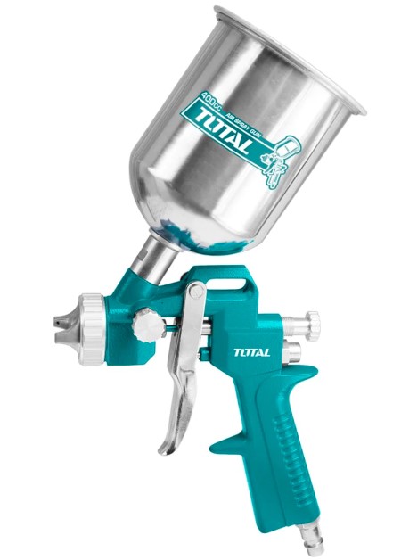 TOTAL PISTOLET A PEINTURE PNEUMATIQUE 400CC V1 