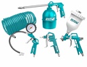 TOTAL ENSEMBLE D'OUTILS PNEUMATIQUES 5 PIECES 