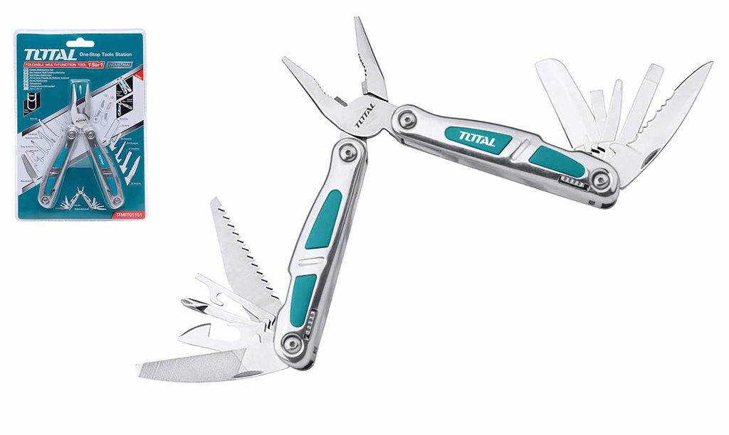 TOTAL OUTIL MULTIFONCTION PLIABLE  