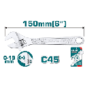 [THT101063] TOTAL CLE A MOLETTE 150MM  