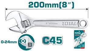 TOTAL CLE A MOLETTE 200MM  