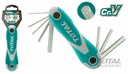 [THT1061826] TOTAL JEU DE CLE HEXAGONALE 8PCS  