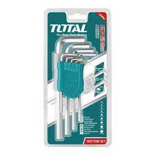 TOTAL JEU DE CLE HEXAGONALE 9PCS  