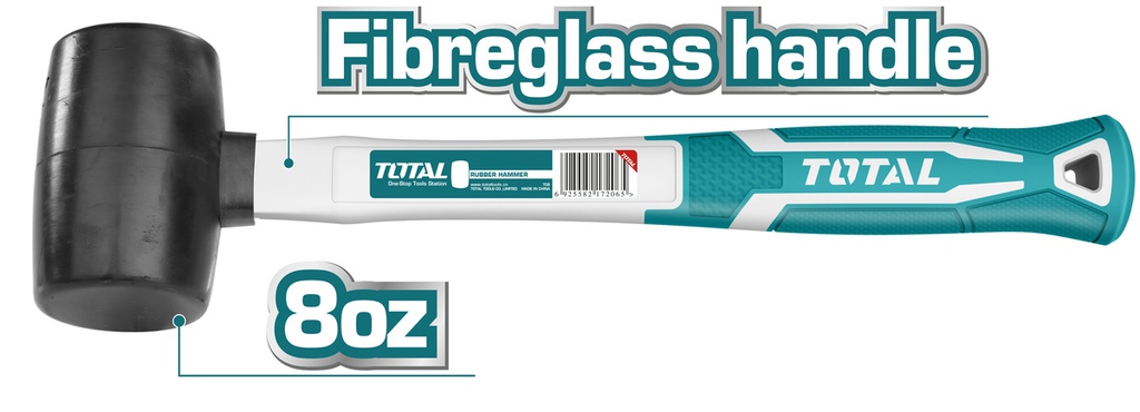 TOTAL MAILLET EN CAOUTCHOUC 220G  