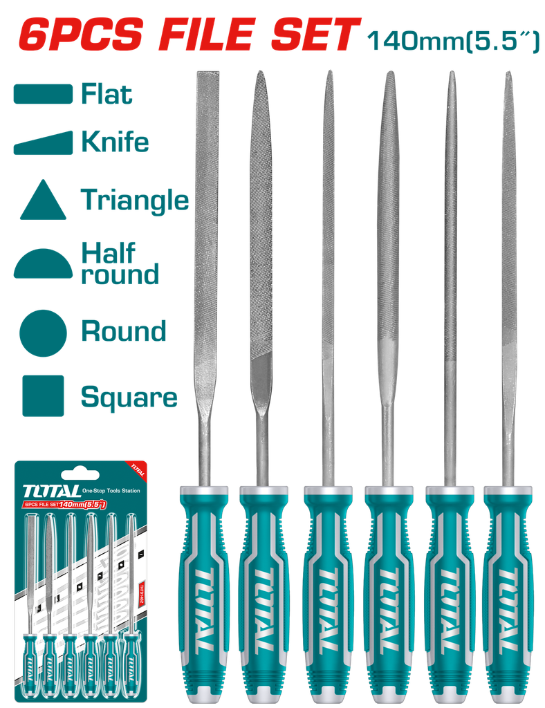 TOTAL 6 PIECES ENSEMBLE DE FICHIERS 