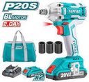 [TIWLI2001] TOTAL CLE A CHOCS A BATTERIE 20V +2BAT 