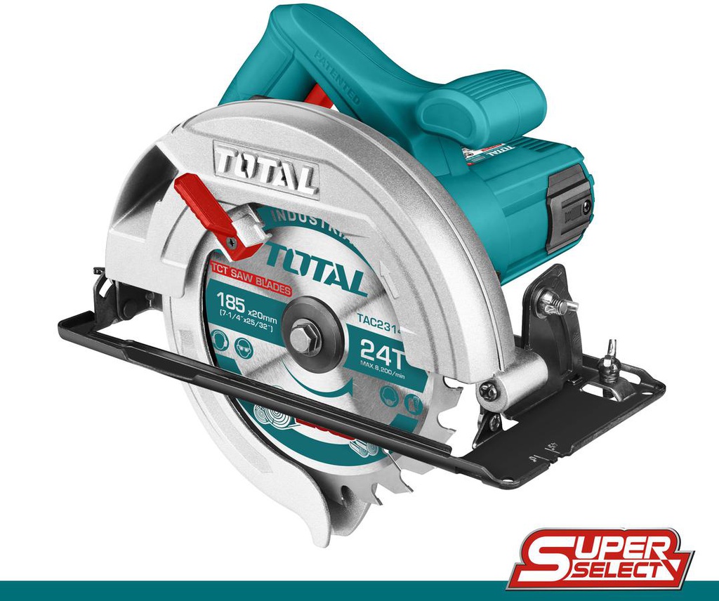 TOTAL SCIE CIRCULAIRE 1400W 185MM  