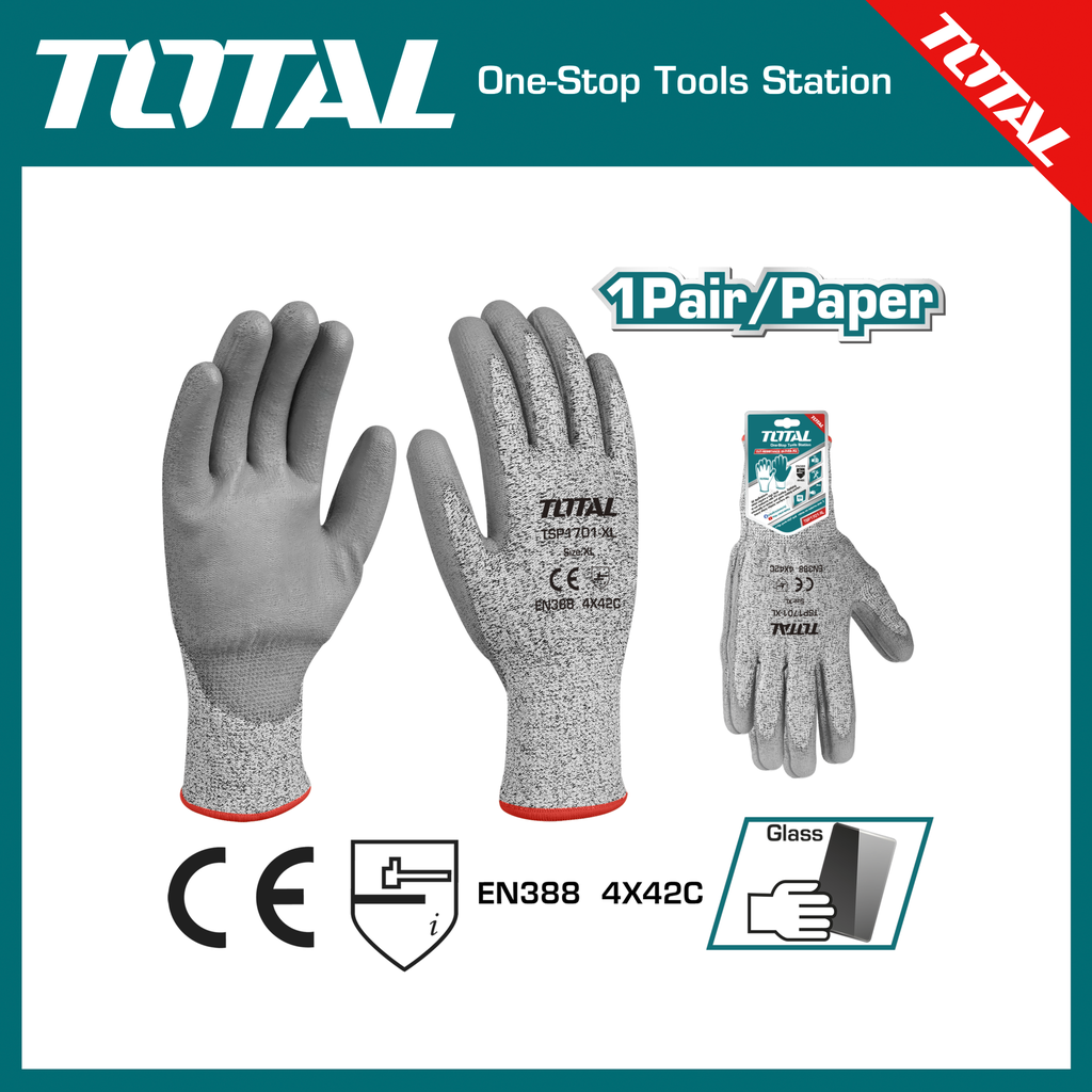 TOTAL GANTS ANTI-COUPURES XL  
