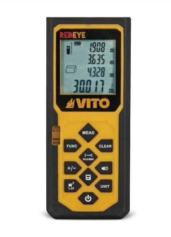 VITO TELEMETRE LASER DISTANCES, SURFACES, VOLUME 60M 