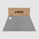 [VIED180] VITO SPATULE EN ACIER DENTEE 180MM 4X4MM 
