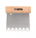 [VIED300] VITO SPATULE EN ACIER DENTEE 300MM 6X6MM 