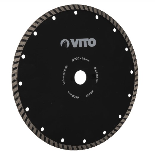 VITO DISQUE DIAMANT TURBO 230MM 