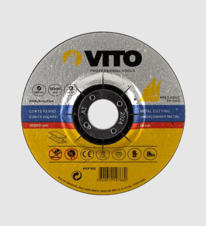 VITO DISQUE A TRONCONNER METAL 125MM 