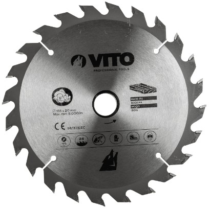 VITO LAMES POUR SCIE CIRCULAIRE 185MM 