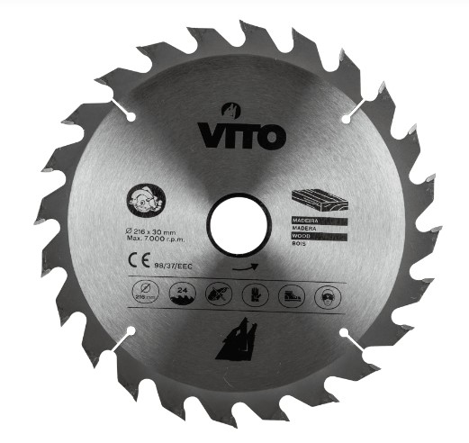 VITO LAMES POUR SCIE CIRCULAIRE 210X30 [VIDC210]