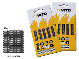 VITO JEU 5 LAMES POUR SCIE SAUTEUSE METAL  BOSCH [VIFSTMEB]