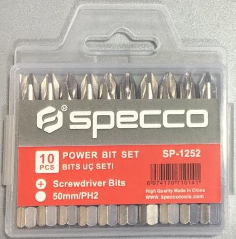 SPECCO JEU DE 10 EMBOUTS D’ALIMENTATION 