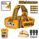 [HHL013AAA8] INGCO LAMPE FRONTALE À PILE  