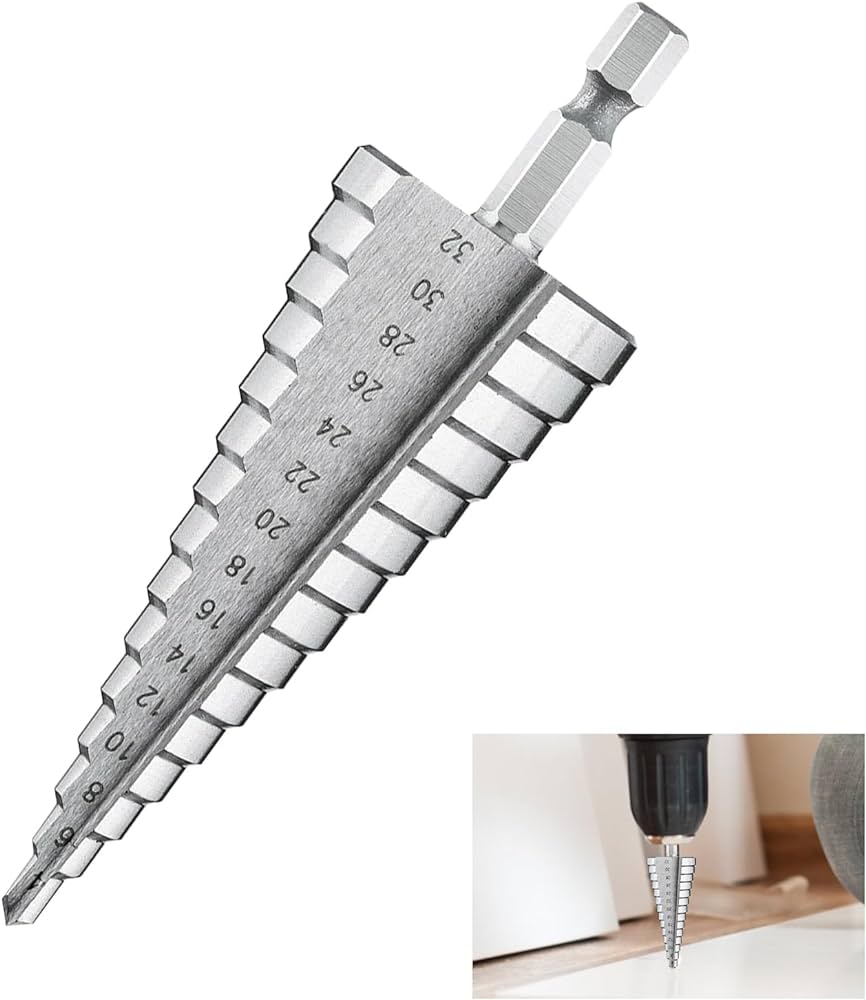 FORET ETAGE PYRAMIDE HSS 4MM - 32MM FERRI